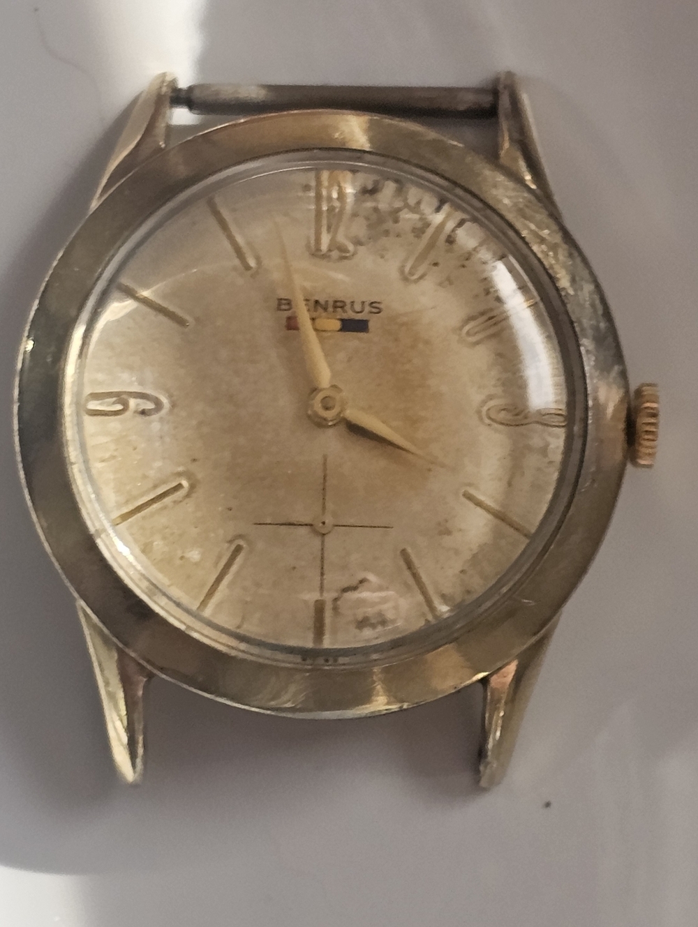 Vintage Benrus Men's Dress Watch - Gold Dial